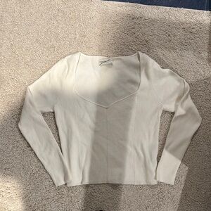 Abercrombie and Fitch Ribbed Long Sleeve Top